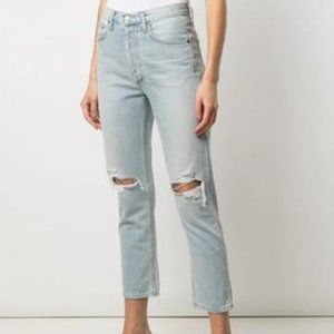 AGOLDE RILEY HIGH RISE STRAIGHT LEG JEANS #A056-1141